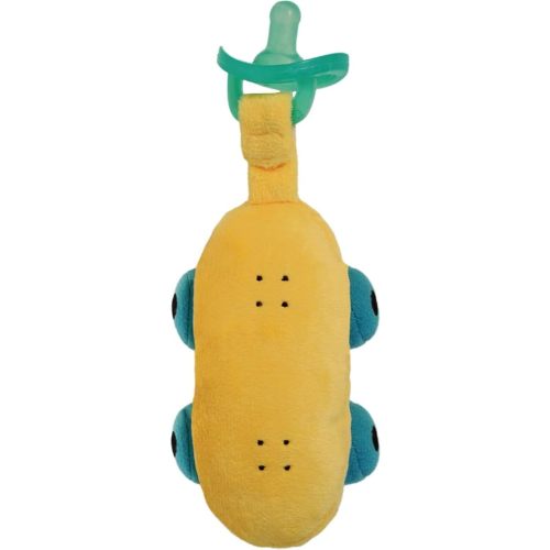 Snuggle Life Baby Pacifier Plush Holder, Skateboard Lovey with BPA-Free Silicone Pacifier for Newborns & Infants 0+ Months