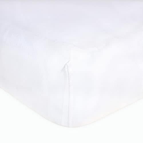 Burt's Bees Baby Essential Organic Cotton Fitted Crib Sheet, Breathable for Boy Girl Standard Crib & Toddler Mattresses