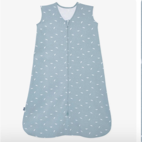 Blue Bird Print Cotton Sleep Sack |Small | HALO