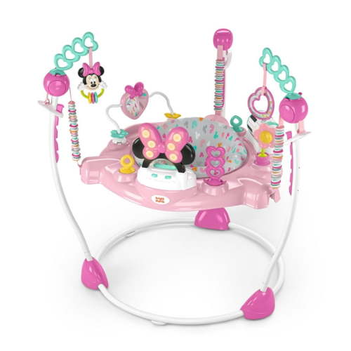 Disney Baby Bright Starts Minnie Mouse Activity Jumper, Pink, Unisex, Newborn+
