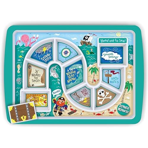 Genuine Fred DINNER WINNER Kids' Dinner Tray, Pirate