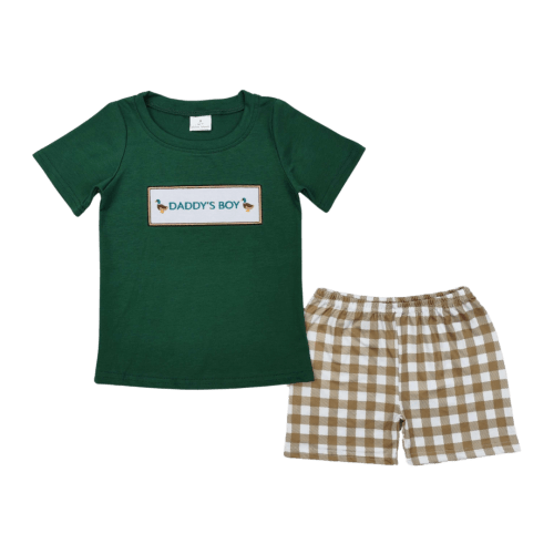 Daddy’s Boy Mallard Short Set - Preorder