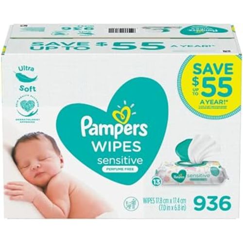 Pampers Sensitive Baby Wipes with13 All Pop-Top Packs (936 ct.)