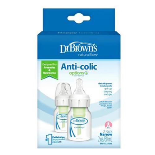 Dr. Brown's Natural Flow Anti-Colic Options+ Narrow Baby Bottle