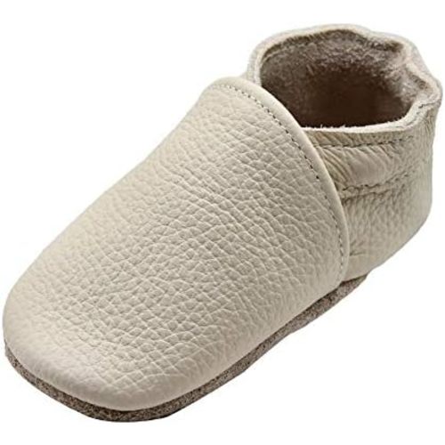 iEvolve Baby Leather Shoes Soft First Walker Shoes Crib Shoes Moccasins for Toddlers