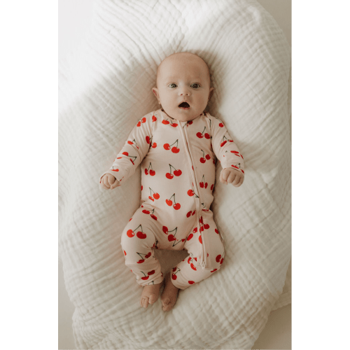 Bamboo Zip Pajamas | Cherry Orchard
