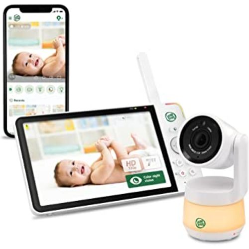 LeapFrog LF930HD 1080p Smart Remote Access Baby Monitor, 360° Pan & Tilt, 7” 720p HD Display, Color Night Light, Color Night Vision, Two-Way Intercom
