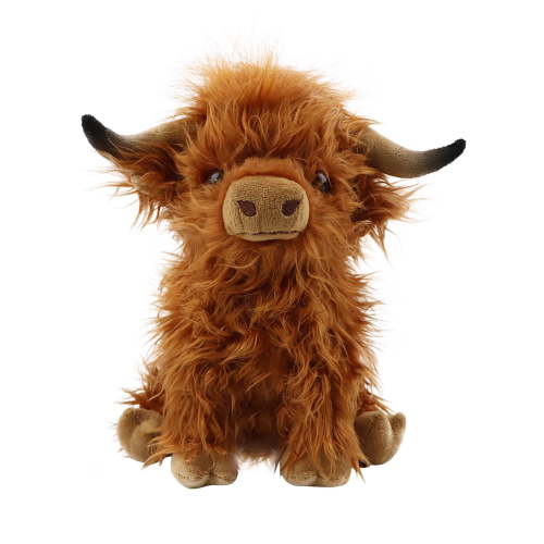 Adorable Highland Cow Plush Toy - Soft and Huggable Baby Stuffed Animal
