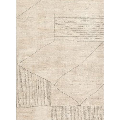 Momeni Rugs Wren 2 Area Rug, 5'3" X 7'3" Ivory Carpet for Living Room, Bedroom, Hallways, Bathroom, and Home Office