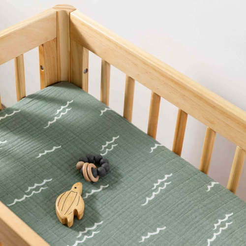 Babyletto All-Stages Bassinet Sheet (Ocean Waves)