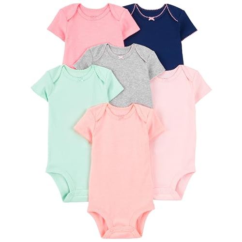 Simple Joys by Carter's Baby Girls' 6-Pack Sleeveless Bodysuit