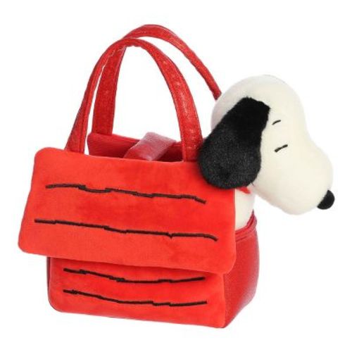 Aurora Small Fancy Pal Snoopy's House Peanuts Timeless Stuffed Animal Red 8"