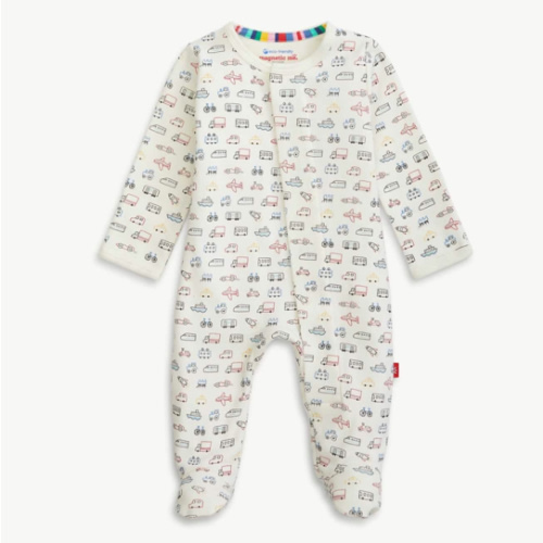 on the go organic cotton magnetic parent favorite footie – Magnetic Me