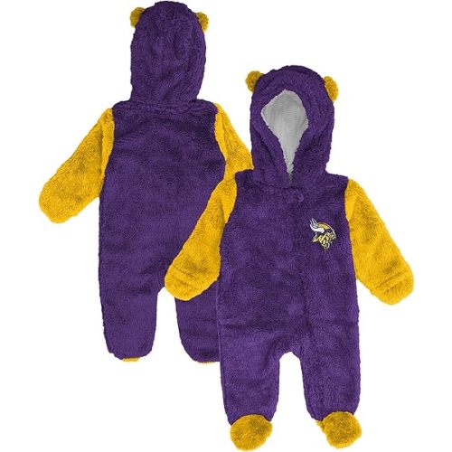Outerstuff Newborn & Infant NFL Stay Napping Fleece Bunting Full-Zip Sleeper