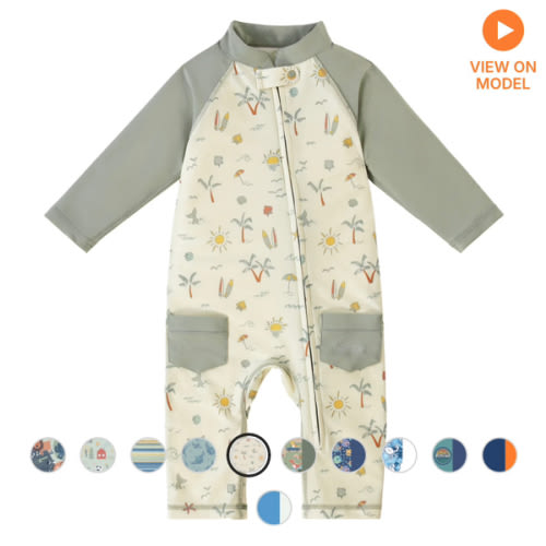 Baby Boy's One-Piece Swimsuit | Certified UPF 50+ – UV Skinz®