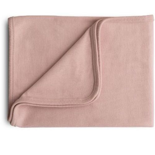 Ribbed Baby Blanket Blush One Size