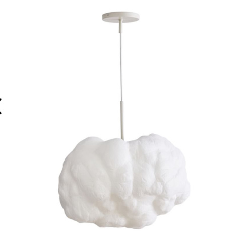 Fluffy Cloud Pendant (22")