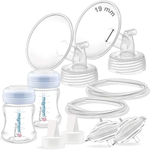 Maymom Pump Parts 19mm Flange for Spectra S2 Spectra S1 Spectra 9 Plus Breastpump Not Original Spectra Replacement Pump Parts Spectra S2 Accessories and Spectra Flange