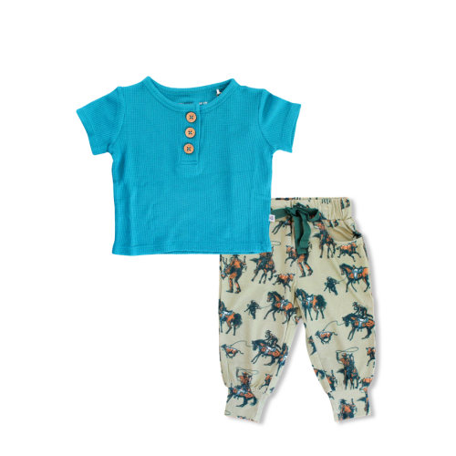 Belton Short Sleeve Jogger Set