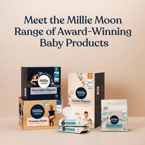Millie Moon Lux Disposable Diapers - Size 5 - 108ct
