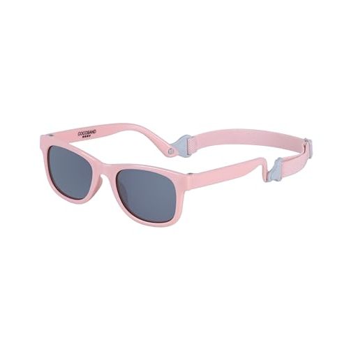 COCOSAND Flexible Baby Sunglasses with Strap Polarized UV Protection for Toddler Infant Newborn Boy Girl Age 0-24 Months