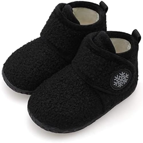 FEETCITY Baby Booties Girls Boys Infant Slippers First Walkers Shoes Warm Socks Newborn Crib Shoes