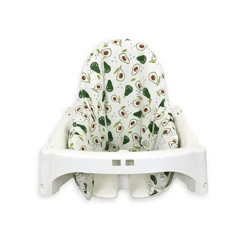 High Chair Cover for IKEA Antilop,Cotton Cover for Inflatable Cushion, Cushion Cover as High Chairs Accessories for Babies and Toddlers, It is Only Cover! (Avocado)