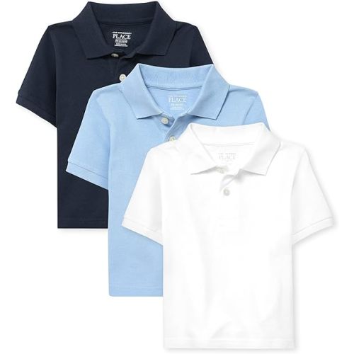 The Children's Place Baby and Toddler Boys Short Sleeve Polo Shirt