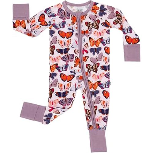 Little Sleepies Pajamas for Baby Boys & Girls, Viscose from Bamboo Baby Pajamas, Snug Baby Sleeper, Toddler PJs, 2-Way Zipper
