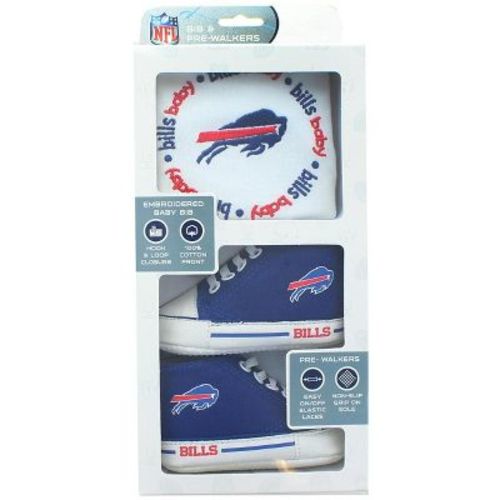 Masterpieces Inc Buffalo Bills Nfl 2-piece Baby Gift Set | Bib & Pre-walkers