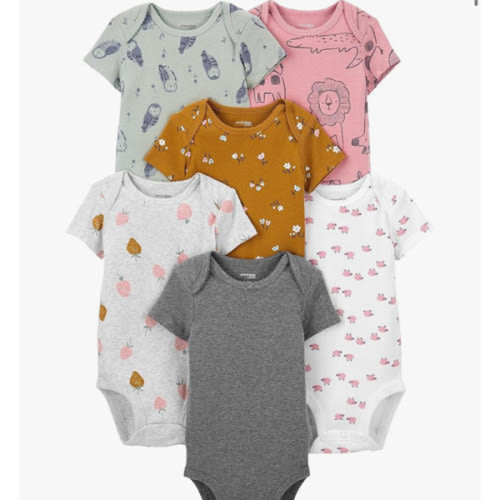 Simple Joys by Carter's Baby Girls' 6-Pack Sleeveless Bodysuit