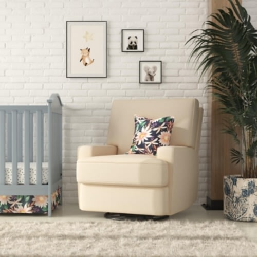 Baby Relax Rufus Swivel Glider Nursery Recliner