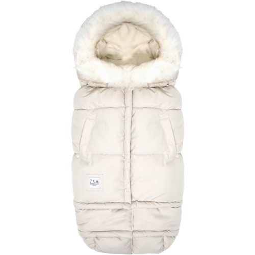 7AM Enfant Stroller Blanket 212 - Adjustable Baby Car Seat Zipped Blanket for Babies Winter, Unisex Multi Purpose Fleece Lined Warm Hooded Toddler Footmuff Water Repellent | (6M - 4T)