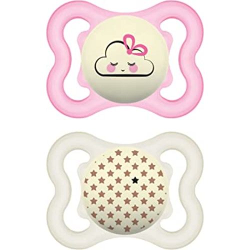 MAM Supreme Night Pacifiers 2 pack, 0-6 Months