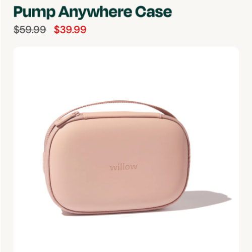 Willow Pump Anywhere Case - Breast Pump Case | Willow