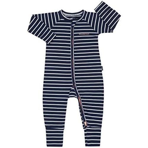 Bonds Zip Wondersuit - Black Sea/White