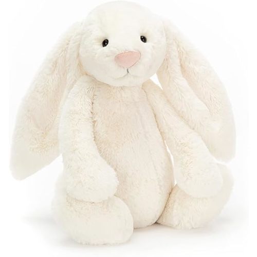 Jellycat Bashful Cream Bunny Stuffed Animal, Large 14 inches - Rabbit and Bunny Plush Toy - Classic Children's Gift
