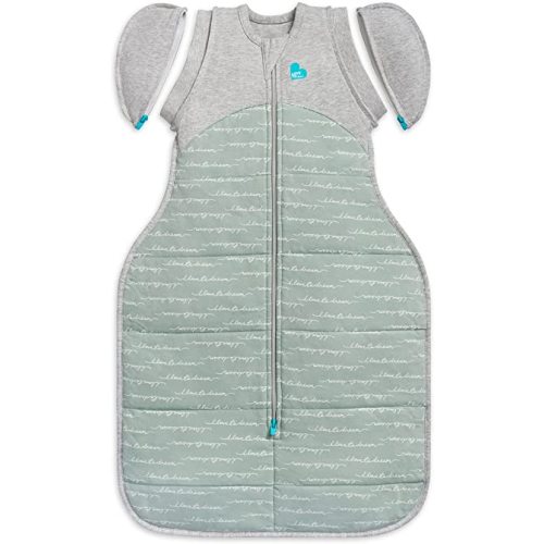 Love to Dream Swaddle UP Transition Bag Warm 2.5 TOG, Dreamer Olive, Extra Large, 24-32 lbs, Patented Zip-Off Wings, Gently Help Baby Safely Transition from Being Swaddled to Arms Free Before Rolling