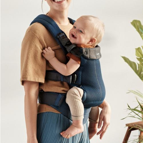 BabyBjörn Baby Carrier Harmony - Navy blue mesh
