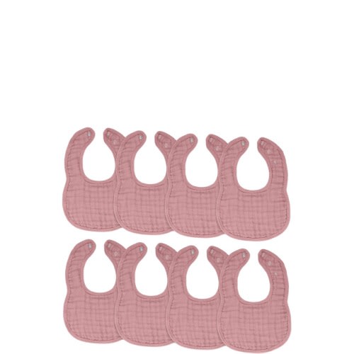 Muslin Bibs - Pack of 8