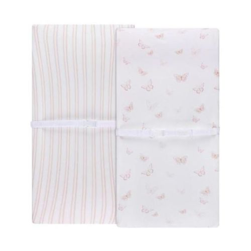 Ely's & Co. Baby Changing Pad Cover - Cradle Sheet 100% Combed Jersey Cotton Pink for Baby Girl