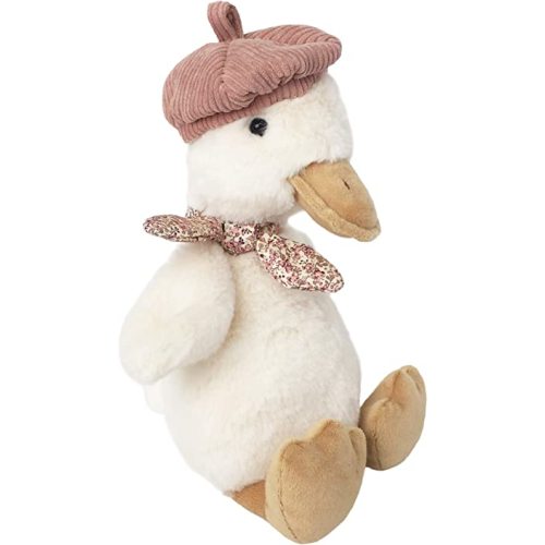 MON AMI Colette The Duck Stuffed Animal – 10” Soft & Huggable Duck Plush Toy, Fun Adorable Nursery Décor for Kids of All Ages