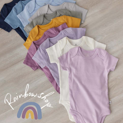 10-Pack Organic Cotton Short Sleeve Bodysuits | Honest Baby Clothing