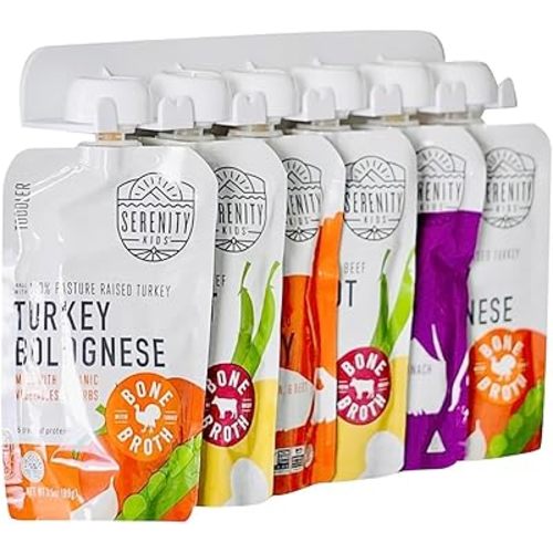 Space Saving Food Pouch Organizer for Fridge and Pantry - Perfect for Baby Food Pouch and Apple Sauce Pouches by Storage Theory - One Unit Holds 6 Pouches - White Hanger, 2 Pack