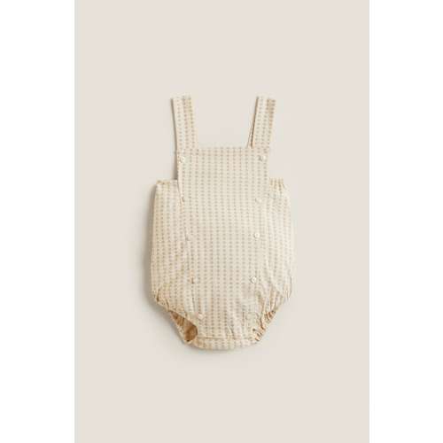 STRIPED DUNGAREES