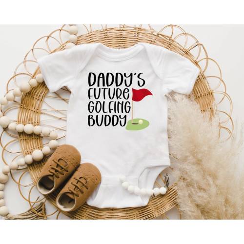 Daddy's Future Golfing Buddy Bodysuit, Daddy's Future Golfing Buddy Baby Onesie®,Baby Bodysuit Baby Shower Gift,Baby Outfit,Baby Boy Onesie®