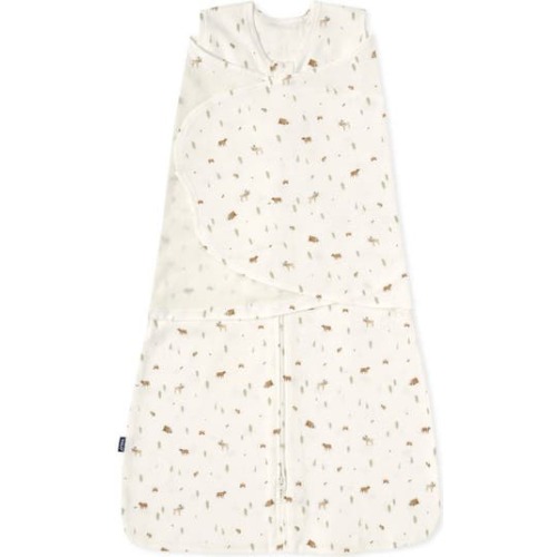 100% Cotton 1.5 TOG Sleepsack Swaddle, 3-Way Adjustable Wearable Blanket, Small