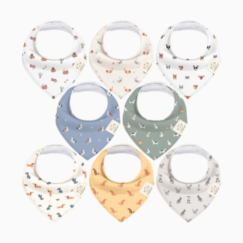 Organic Bandana Bibs (8 Pack) - Pets & Paws