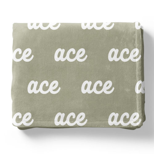 Botanicals Personalized Color Blanket