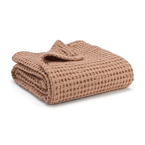 Simka Rose Waffle Baby Blanket, Color: Clay